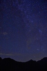 Fototapeta premium 立山連峰に輝く天の川