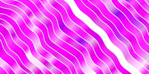 Light Purple, Pink vector layout with curves.