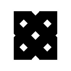 X ornamental initials geometric company logo and vector icon