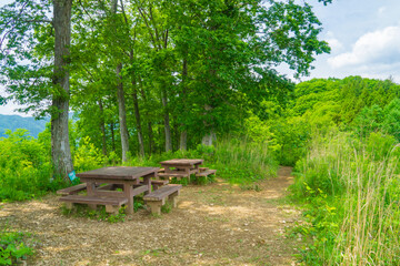 浅間嶺の山頂　休憩所