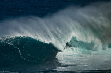 huge waves at Jaws on Maui