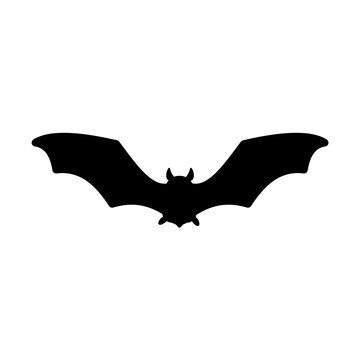 recommend clip art: Bat vampire vector. scary ghost bat silhouette Flying out to suck blood on Halloween.