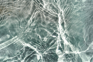 The glare of pure sea water in nature.