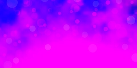 Light Purple, Pink vector layout with circle shapes.