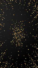 Fototapeta na wymiar Gold stars luxury sparkling confetti. Scattered sm