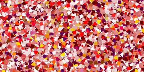 Light blue, green vector background with triangles.