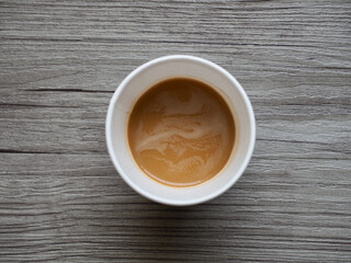 종이컵에 담긴 커피믹스 