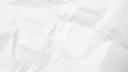 White Paper Texture background. Crumpled white paper abstract shape background with space paper recycle for text