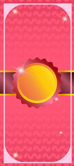 illustration of an background with a label
