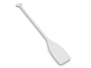 Canoeing Kayaking Paddle Mockup, 3d render illustration.