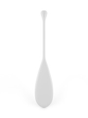Canoeing Kayaking Paddle Mockup, 3d render illustration.