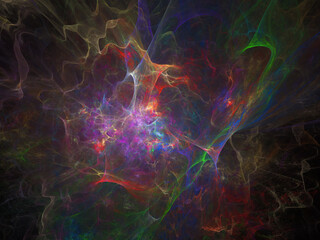 surreal futuristic digital 3d design art abstract background fractal illustration for meditation and decoration wallpaper