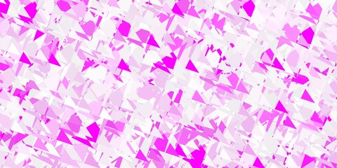 Light purple vector texture with random triangles.
