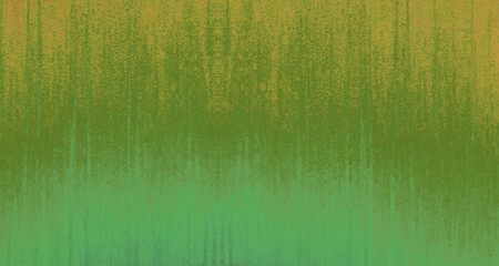 Cement concrete wall background painted in green and yellow gradient