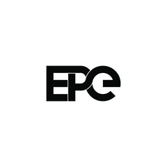 epe letter original monogram logo design