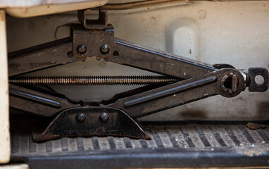 Close up of Floor Jack