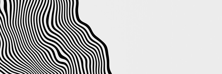 Abstract black and white mountain contour lines. Topographic terrain.