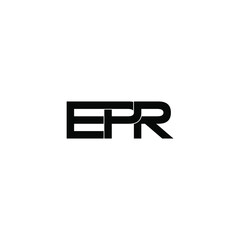epr letter original monogram logo design