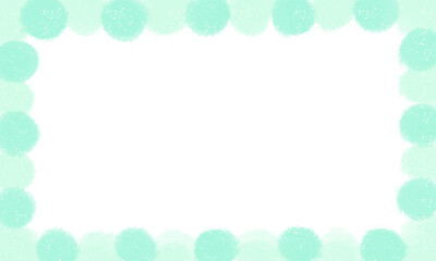 夏の水玉パターンフレーム壁紙