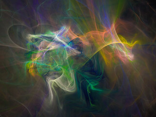 surreal futuristic digital 3d design art abstract background fractal illustration for meditation and decoration wallpaper