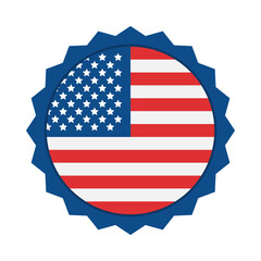 usa flag seal