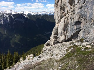 Mount Rundle spine spectacular unspoiled scenery 