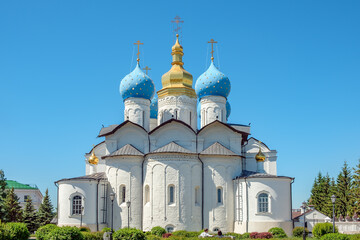 Fototapeta na wymiar Annunciation Cathedral of Kazan Kremlin