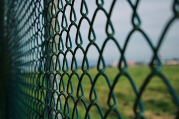 Naklejka premium link fence