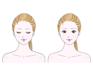 美容に使えそうなイラスト_正面