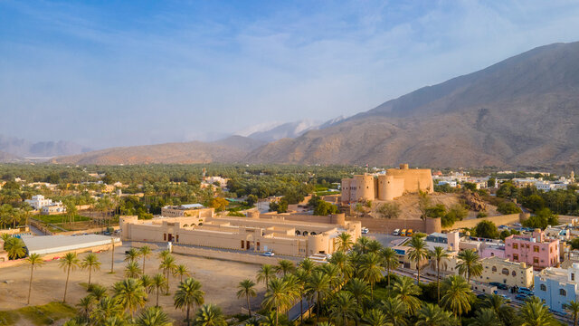 Spectacular view of Al Rustaq Fort, Oman