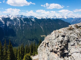 Mount Rundle spine spectacular unspoiled scenery
