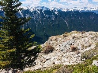 Mount Rundle spine spectacular unspoiled scenery