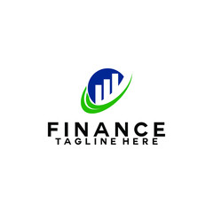 Finance logo template vector. Accounting logo concept.