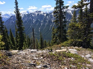Mount Rundle spine spectacular unspoiled scenery