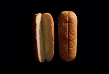 Close up of bread texture