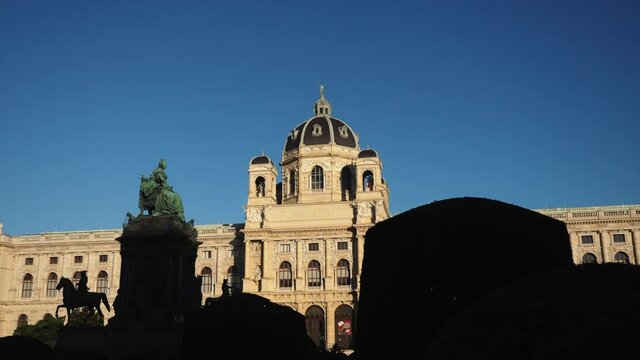 Hyperlapse of Naturhistorisches Museum Wien, Vienna, Austria.