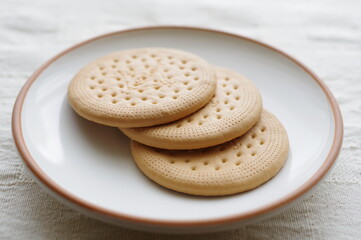 シンプルなビスケット