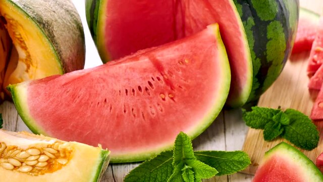 watermelon and melon