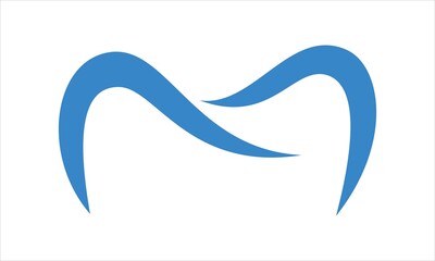 Letter M Dental Logo. Logo templates for photography studios and photography event organizers. Images can be used to design business cards, envelopes, letterhead