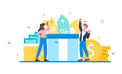 Happy customer rejoice new discount best offer