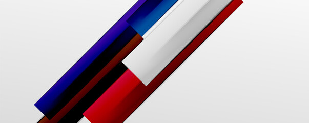 Multicolored lines background. Design template for business or technology presentations, internet posters or web brochure covers