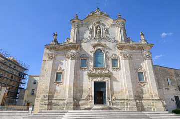Fototapeta na wymiar The cathedral of Matera