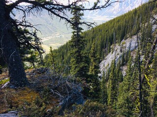 Mount Rundle spine spectacular unspoiled scenery