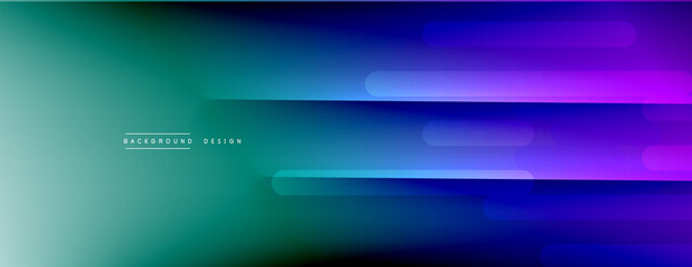 Fototapeta premium Dynamic lines abstract background. 3D shadow effects and fluid gradients. Modern overlapping forms