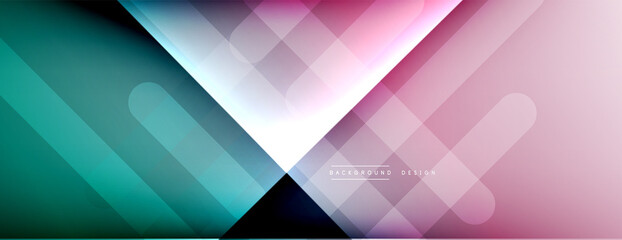 Dynamic lines abstract background. 3D shadow effects and fluid gradients. Modern overlapping forms