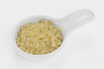 Realistic 3D Render of Yellow Caviar