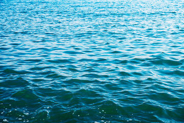 Blue sea water background texture