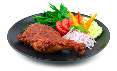 Ayam Golek Grilled Chicken Drumstick with Coconut Cream Sauce Melayu Style