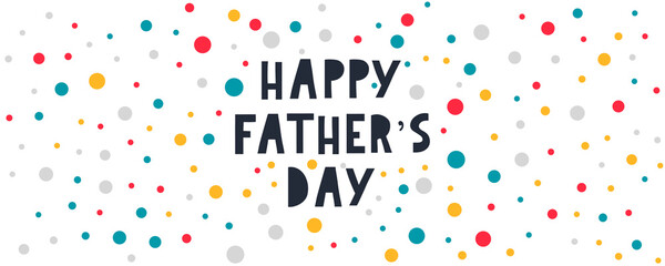 Fototapeta na wymiar Happy father's day. Lettering. Banner Sale Brush text pattern vector