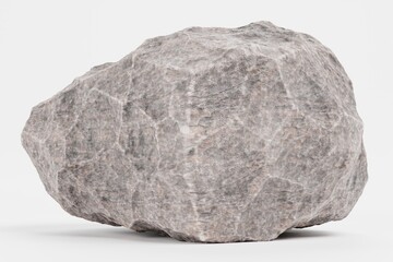 Realistic 3D Render of Rock Stone
